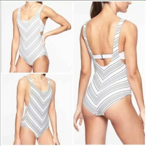 Athleta Other - [Athleta] NWOT One Piece Chevron Suit